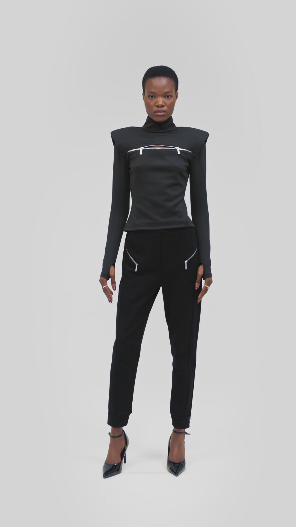 PRITCH Chapter1 RTW AW24 Jersey Fitted Jogger Black